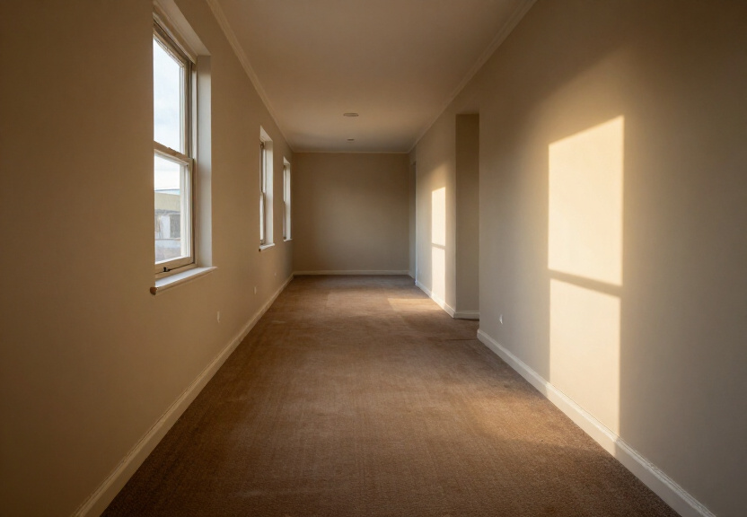 Restored Huntingwood living room after flood damage repair